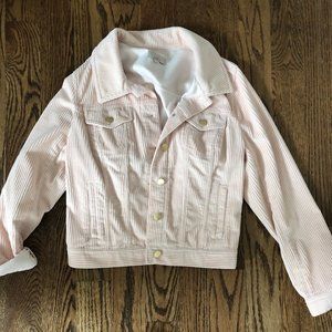 Loft Pink Corduroy Jacket